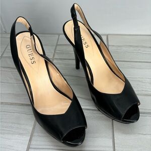 Guess platform sandals, used, in good condition